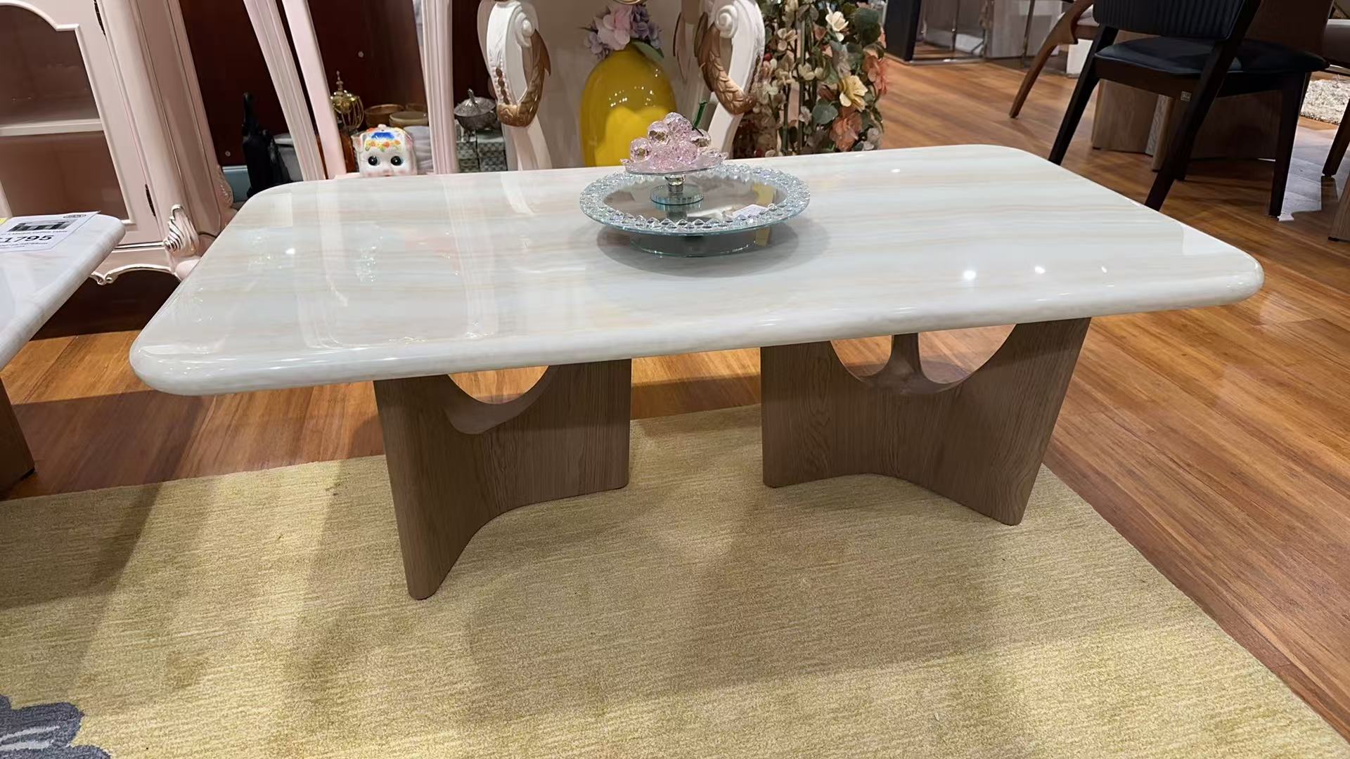 2316-1 MARBLE TOP COFFEE TABLE