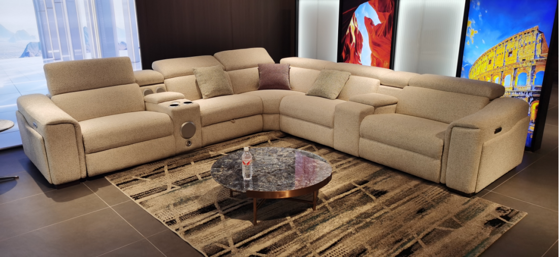 MC2918 6PC Fabric Corner Lounge