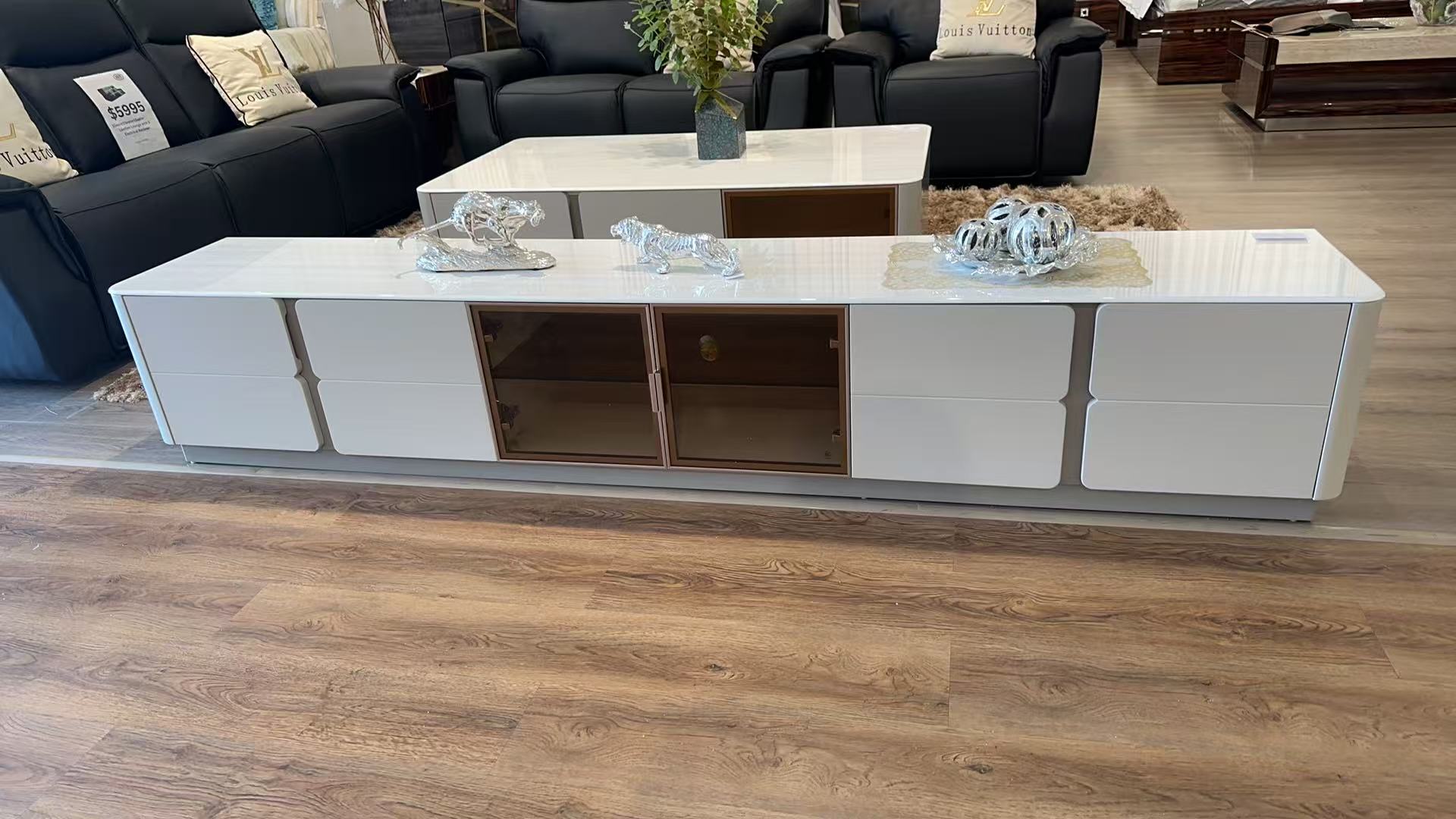 Z5237 Marble Top TV Unit