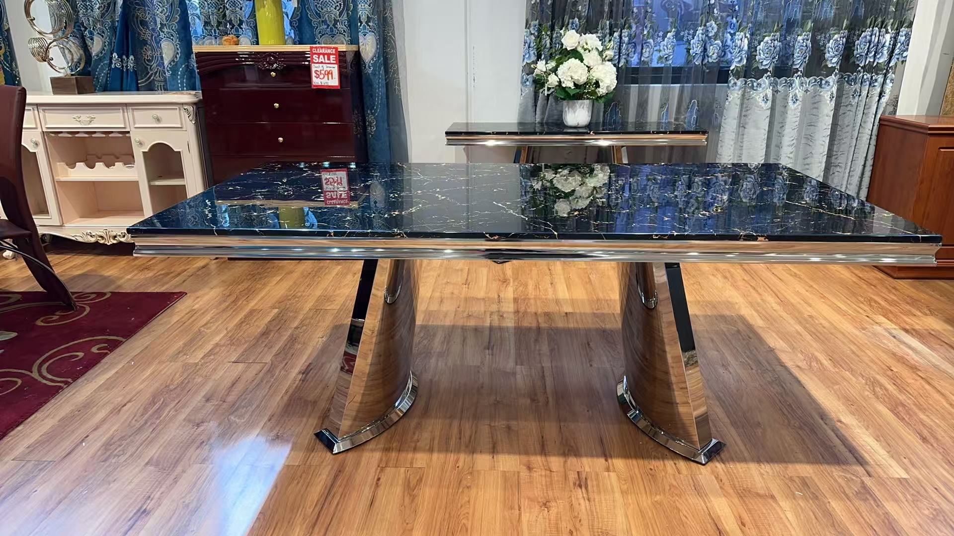 1803 Marble Dining Table